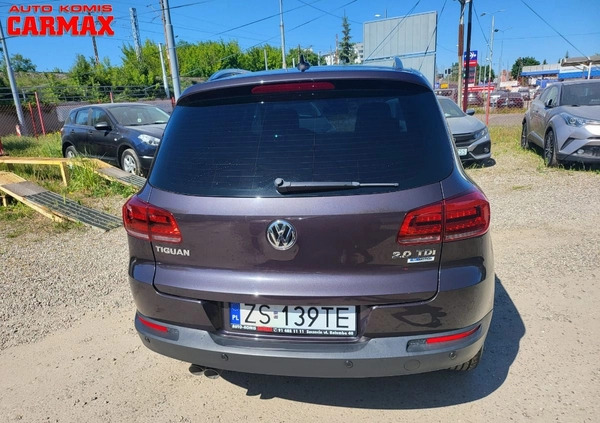 Volkswagen Tiguan cena 59900 przebieg: 146000, rok produkcji 2015 z Brok małe 466